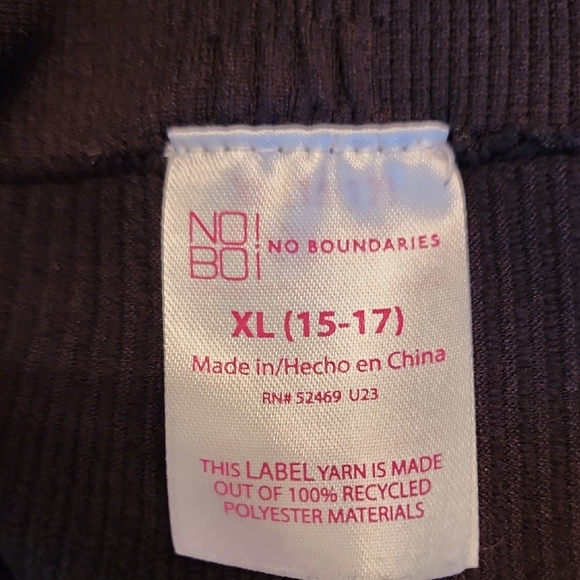 No Boundaries Black Ribbed Leggings - Picture 2 of 6